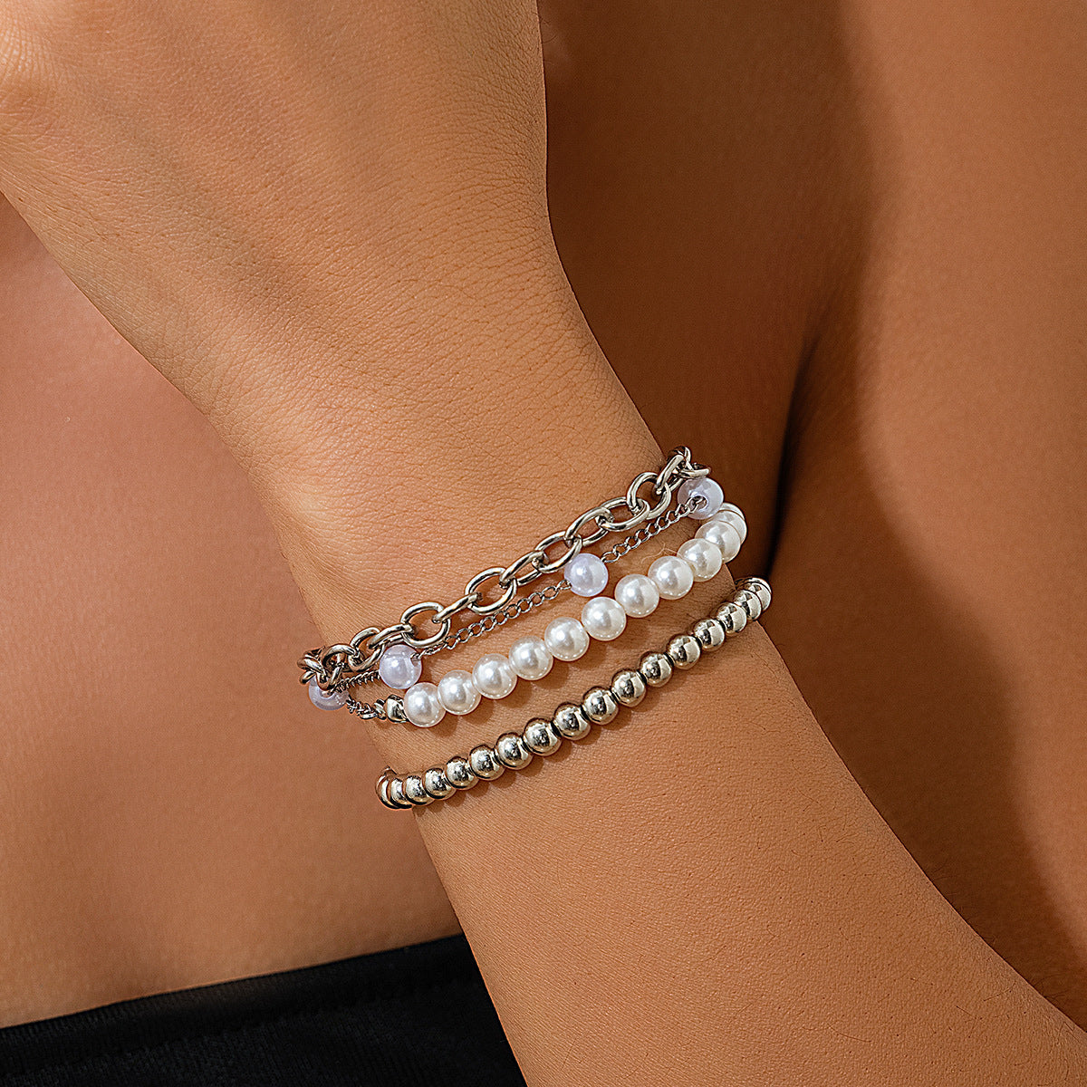 Pearl beaded style bracelet