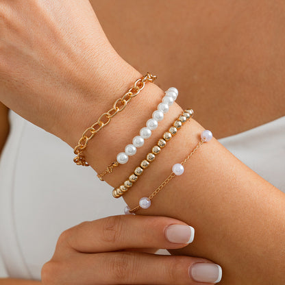 Pearl beaded style bracelet