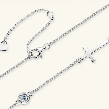 Sterling Silver Moissanite Necklace