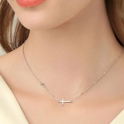 Sterling Silver Moissanite Necklace