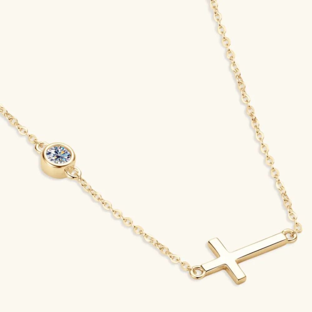 Sterling Silver Moissanite Necklace