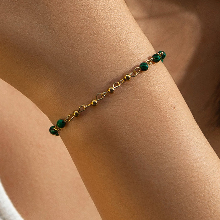 Retro style bead splicing bracelet