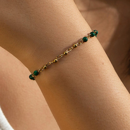 Retro style bead splicing bracelet