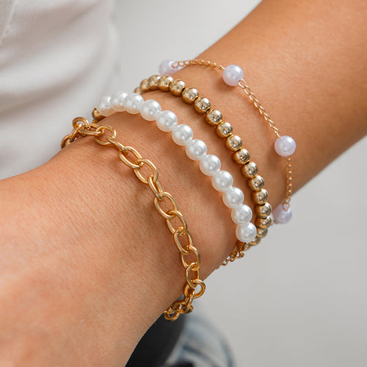 Pearl beaded style bracelet