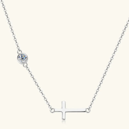 Sterling Silver Moissanite Necklace