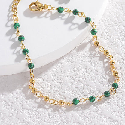 Retro style bead splicing bracelet
